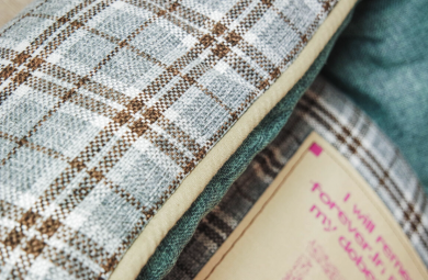 Katsu peti siniruudullisella kuosilla 55x45x23 cm