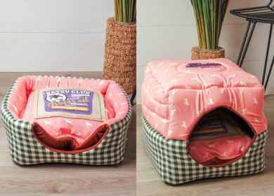 Katsu petimaja vaaleanpun/vihreä ruutu