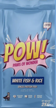 POW! Single Protein WHITE FISH & RICE 12kg