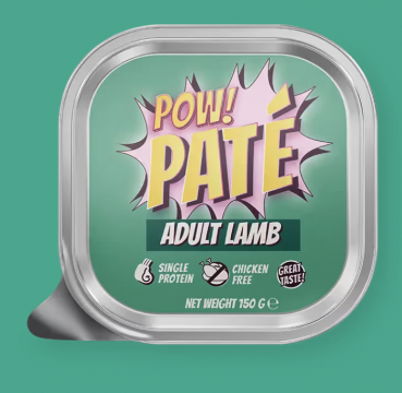POW! Aduld Dog LAMB Pate 150g