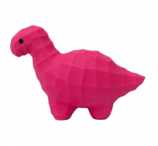 MISOKO koiran lateksilelu Dinosaurus-pinkki 21,5cm