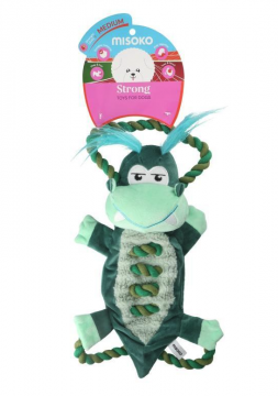 MISOKO koiran köysilelu - Krokotiili, 48cm