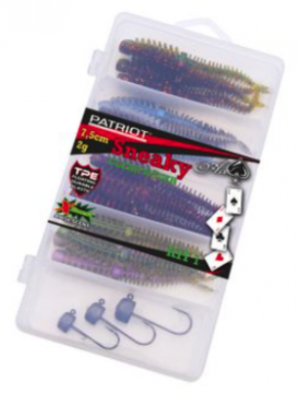 Patriot Sneaky 7,5cm NED lajitelma 16+3kpl Clearwater