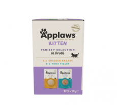 Applaws kissa kitten annospussi lajitelma 12x50g