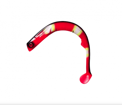 Polarbite Fishing Alfa Shad 40cm 185g Transparent N.Red