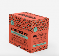 Monster Cat Pouches Adult Beef 85gx8kpl 