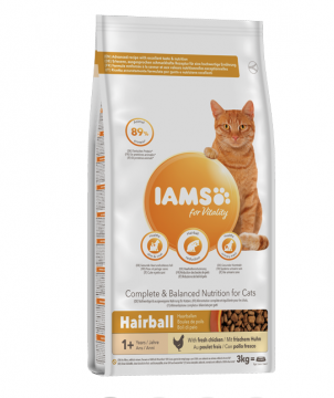 Iams Adult Anti Hairball 3kg