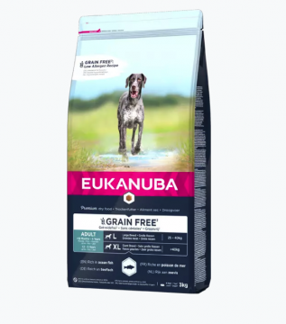 Eukanuba Grain Free Adult Large Ocean Fish 12 kg