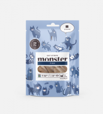 Monster Cat Strips Fish 50g