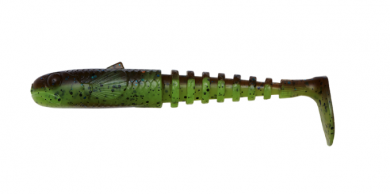 SG Gobster Shad 11,5cm 5kpl Chartreuse Pumpkin