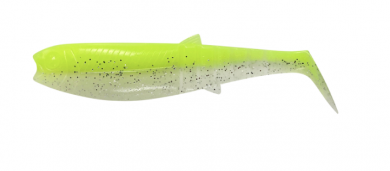 SG Cannibal Shad 8cm 5kpl Fluo Yellow Glow