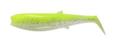 SG Cannibal Shad 6,8cm 5kpl Flou Yellow Glow