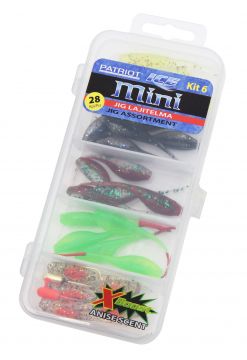 Patriot Ice Mini pilkkijigilajitelma 28kpl (25 jigiä, 2 morria ja vieherasia) KIT6