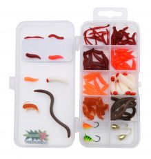 Patriot Ice Maggot toukkalajitelma 100kpl (kärpäsentoukka, surviainen ja mato) + morrit