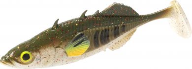 Mikado Real Fish Stickleback 5cm Green Pumpkin