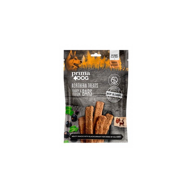 PrimaDog Northern Treats KalkkunaPeuratanko 80g Vkstore