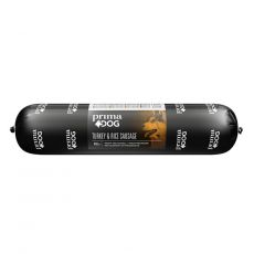 PrimaDog Turkey & Rice Kalkkuna-riisi -makkara, 800 g