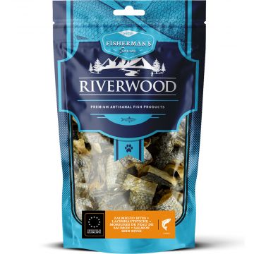 Riverwood Kuivatut lohennahkapalat koirille ja kissoille 100 g