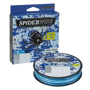 Spiderwire Stealth Smooth 8 0,39mm 46,3kg 150m Blue Camo 