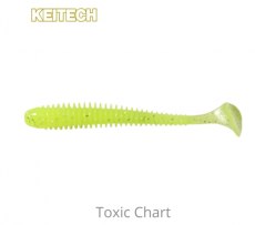 Keitech Swing Impact 2.5" 10kpl Toxic Chart