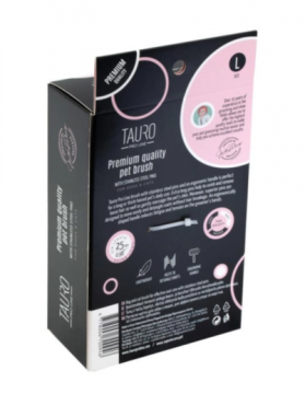 TPL muovinen karsta L, 25mm piikit,vaaleanpunainen