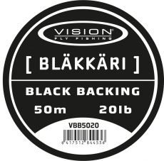 Vision BLÄKKÄRI 50m 20lb, black backing