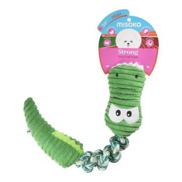 MISOKO koiran joustolelu - Krokotiili, 46,5cm