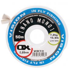 Vision NANO MONO 50m tippet 0X