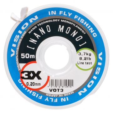 Vision NANO MONO 50m tippet 3X