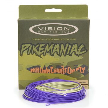 Vision PIKEMANIAC WF9 SloMo to Fast Inter fly line