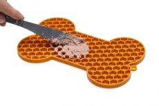 BZ silikoni nuolumatto luu 18x11x1cm Oranssi