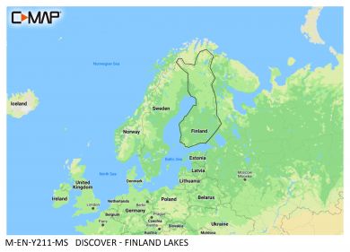 C-Map Karttakortti M-EN-Y211-MS Suomen sisävedet 1kpl
